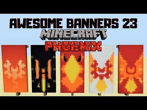 Verwonderlijk ✓ 5 AWESOME MINECRAFT BANNER DESIGNS WITH TUTORIAL! #23 - YouTube GQ-26