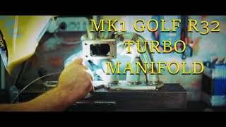 Part 2 of building a Turbo Manifold Fabrication: VW R32 Turbo in a MK1 Build | SAW Fabrications | 4K