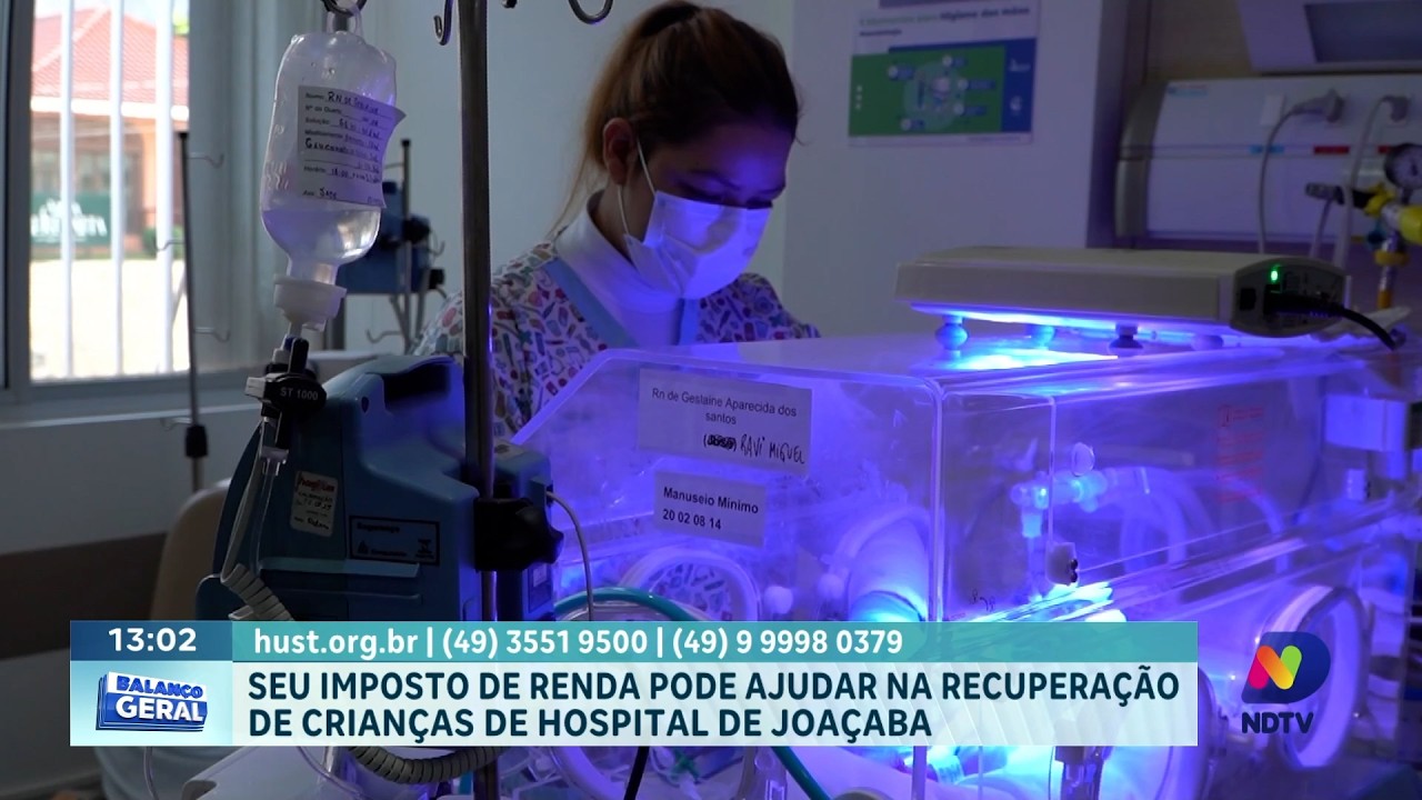 Imposto de Renda pode ajudar hospital infantil em Joaçaba