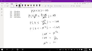 SOA Exam P Question 293 | Expected value of Normal Distribution