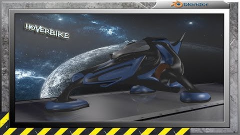 HOVERBIKE - Blender 3D