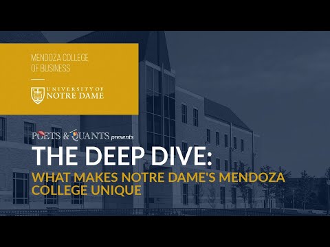 The Deep Dive: What Makes Notre Dame's Mendoza College Unique