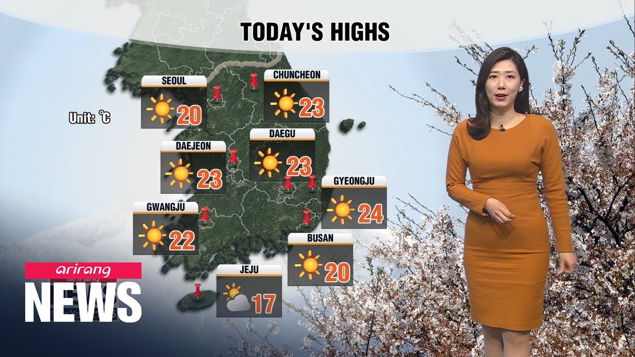 [Weather] Clear warm spring day - YouTube