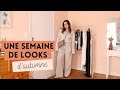 MES TENUES DE LA SEMAINE | 7 LOOKS D&#39;AUTOMNE | Garde Robe Capsule d&#39;Automne | Lauriane Villa