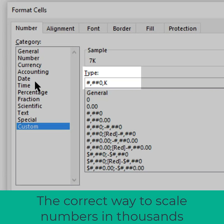 Avoid Calc. ERRORS Scale Numbers in Excel the RIGHT WAY K, M, B