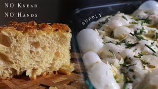 Achieve Bakery-Quality Focaccia at Home: Rosemary Flavored - No Mixer Needed!!