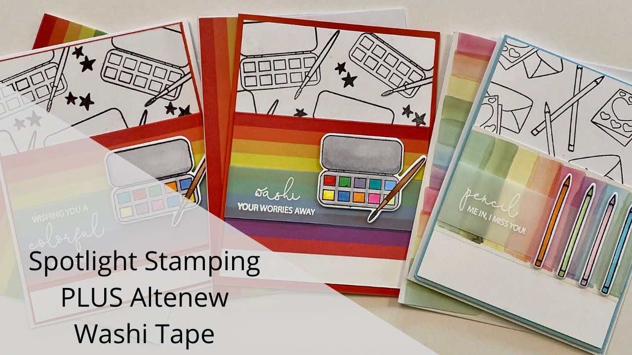 Spotlight Stamping & Washi Tape