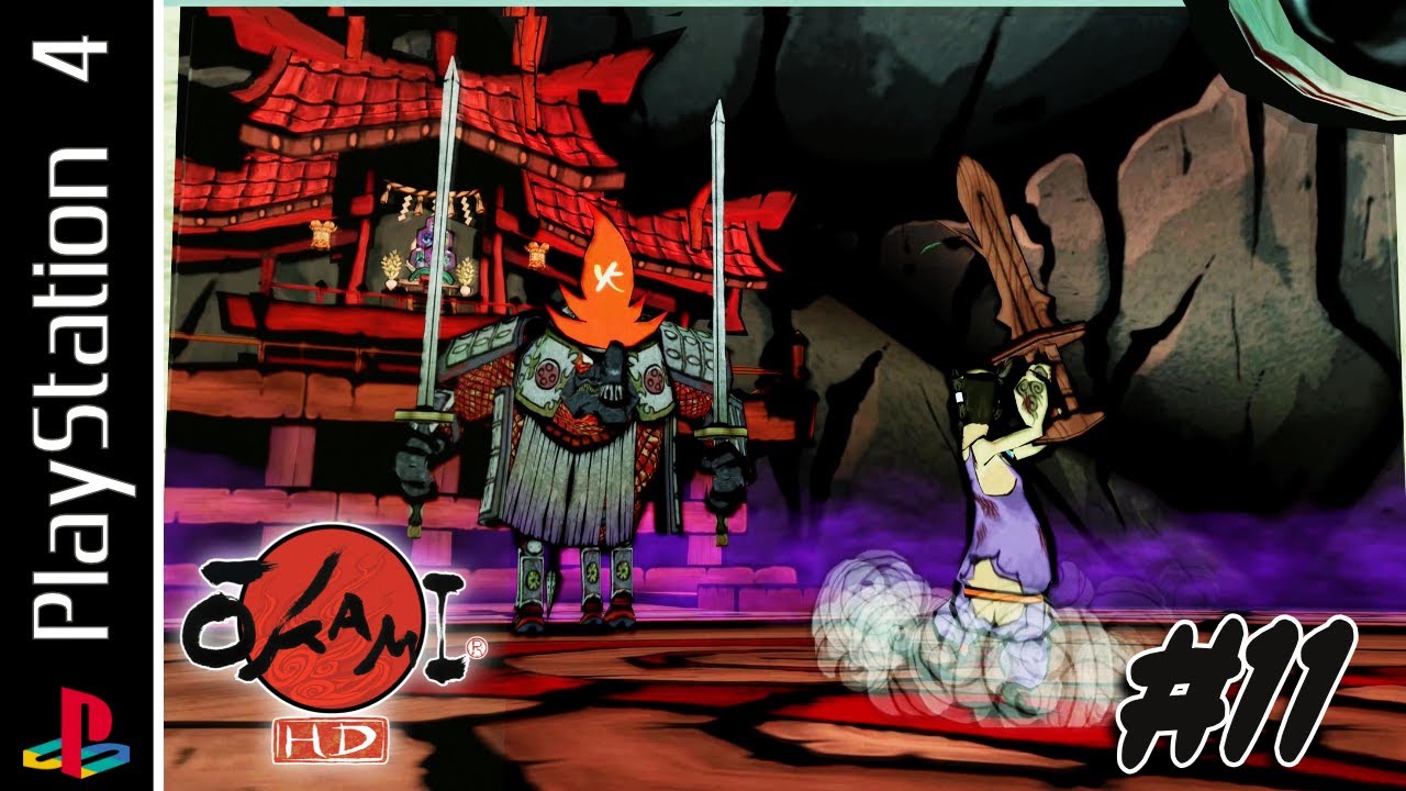 Okami HD (PS4) | Episode 11 - Gale Shrine | 100% - Platinum