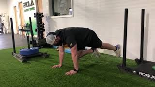 Wall reference plank marches