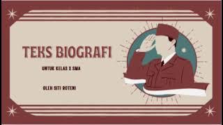 Media pembelajaran (PPT) dengan materi teks biografi