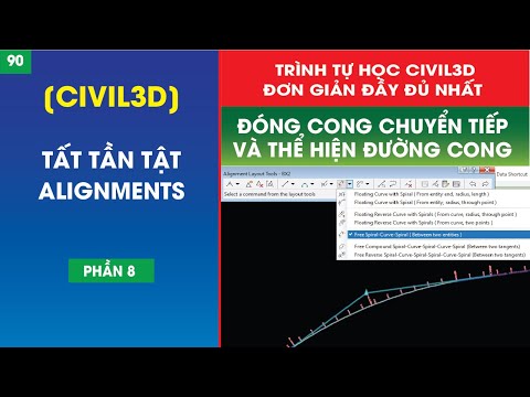 Video: Làm thế nào để bạn vẽ một đường cong trong Civil 3d?