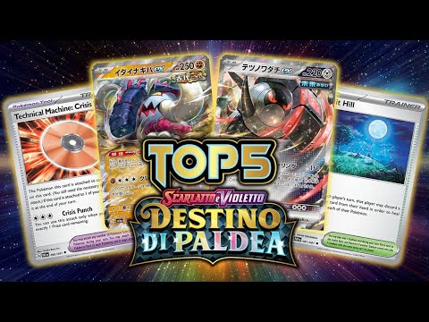 TOP 5 DESTINO DI PALDEA / PALDEAN FATES! Le carte più forti della nuova ...