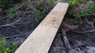 Making a 14' long wooden moat bridge