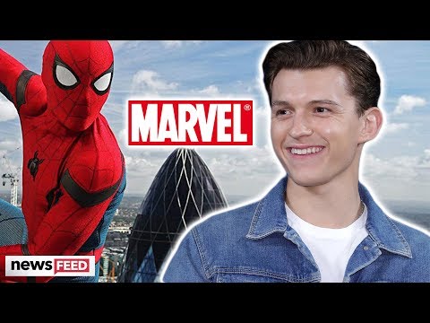 Tom Holland REACTS To Marvel & Sony Spiderman Announcement!