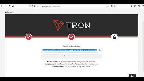 Tron (TRX)  Wallet Setup TronScan  Wallet Online (Web)