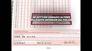 CARTÃO RESPOSTA