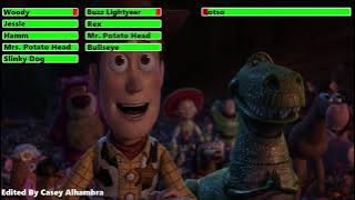Toy Story 3 (2010) Incinerator Scene with healthbars (30K Subscribers Special)