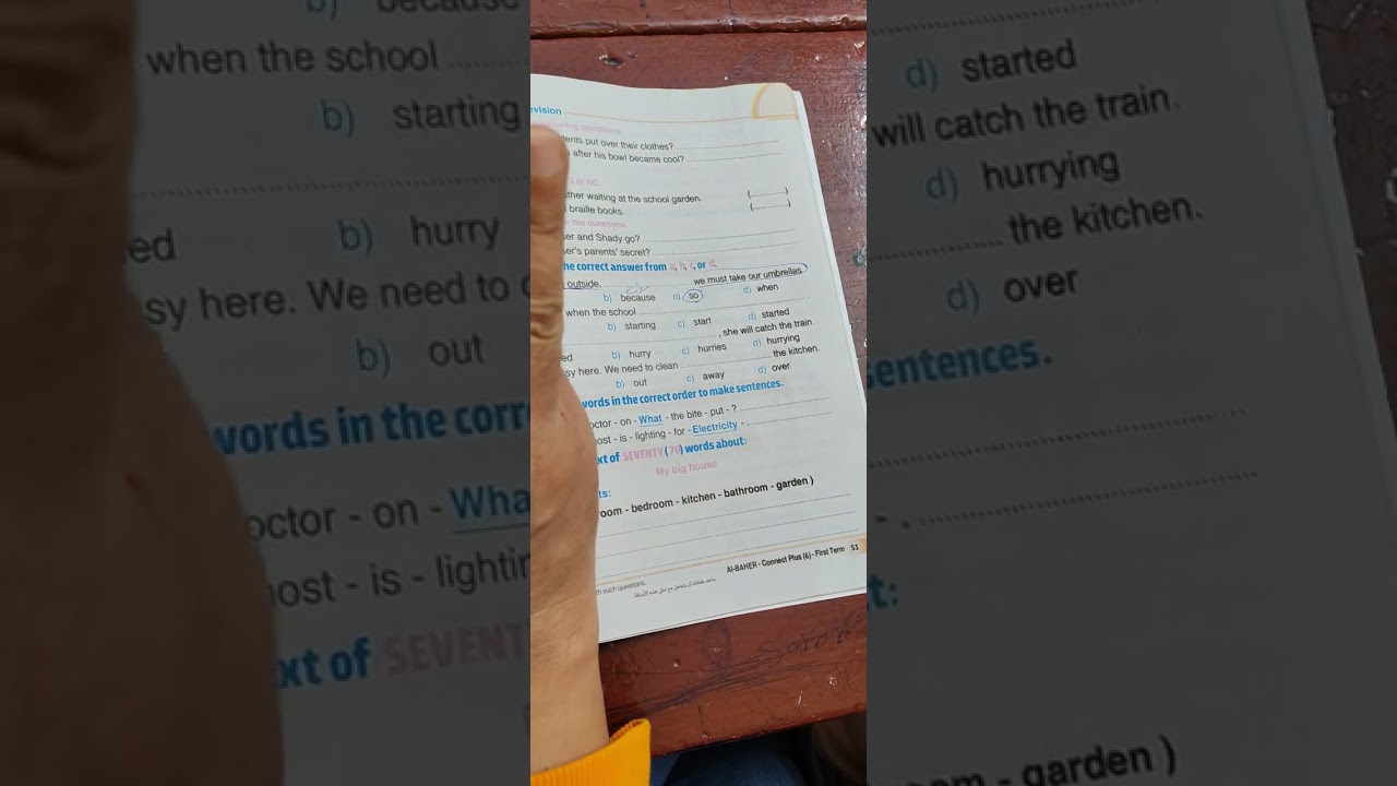 Final Revision connect plus grade 6 Part 1 choose