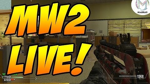 "STOP HACKING!" LIVE - (Call of Duty: MW2)