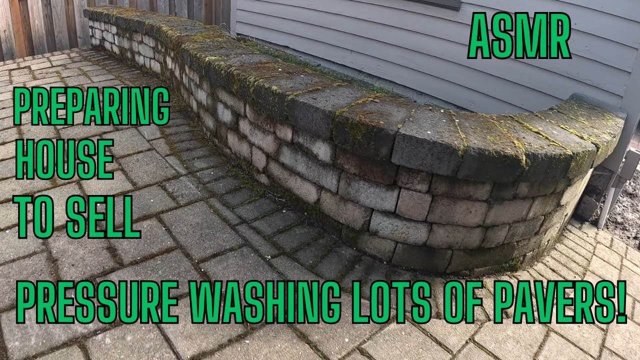 Preparing to sell this home. Pressure washing ASMR, 