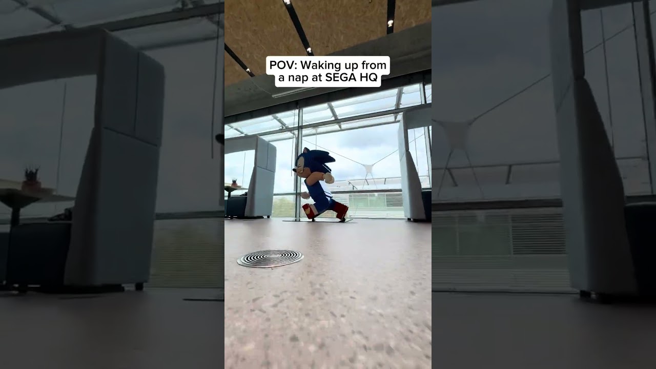 POV: Sonic gives you a tour of SEGA's London Office 👀