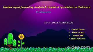 Weather Forecasting Analysis and Visualization
