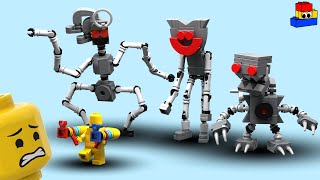 How to make Project: Playtime ROBOT skins as LEGO minifigs (Boxy Boo, Huggy Wuggy, Mommy Long Legs)
