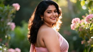 Traditional Beauty In Saree Garden Photoshoot Aesthetic Beautiful Traditional Looks