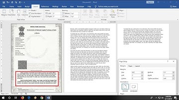 How to Do Page Setup for E-Stamp Agreement Bond Paper in MS Word