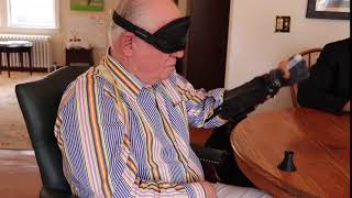 80-year-old Triple Amputee Grasps Eggshell while Blindfolded using PSYONIC Hand
