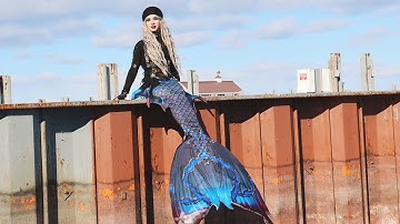 Relaxing Mermaid tail Try-On | Stygian Arbiter | (with spring nature noises of Northern Michigan)