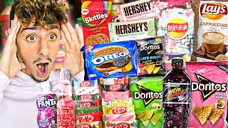 Trying Exotic Snacks for the FIRST TIME! **mouth watering** screenshot 4