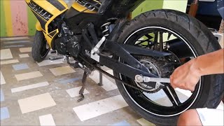 Sniper 150 Chain Adjustment Full Tutorial