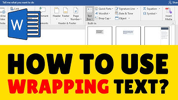HOW TO USE WRAP TEXT IN MS WORD – Simple & Easy Ways To Use Text Wrapping