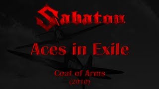 Video thumbnail of "Sabaton - Aces in Exile (Lyrics English & Deutsch)"