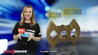 Iscar Quick-I-Groove เมดมด 4 คม กลงรองและกลงภายในไดอยางแมนยำ