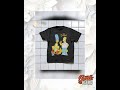 Vintage 93 The Simpsons Black Washed Graphic T-Shirt