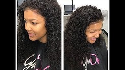 how to install full sew in / 360 lace frontal! no glue!