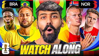 BRAZIL VS NORWAY ROUND OF 16 FIFA WORLD CUP LIVE MATCH REACTION