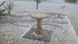 A wild Hailstorm hits Burton, SA  28.10.2021