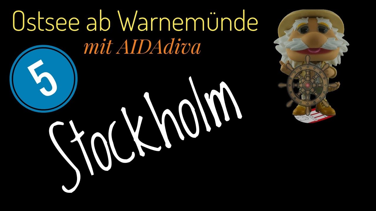 Ostsee ab Warnemünde mit AIDAdiva 07.2024 Teil 5 Stockholm