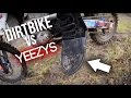 RIDING A DIRTBIKE IN YEEZYS!