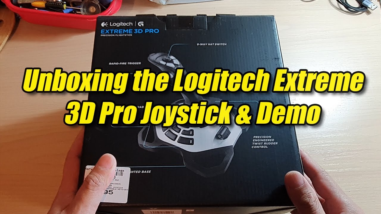Unboxing the Logitech Extreme 3D Joystick & Demo -