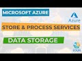 What are Azure Data Storage services/options?