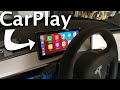 Car Play For Tesla Model 3 & Y...My Life Is Complete! // Install + Demo