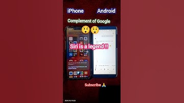 iphone siri vs Android GA #reels #iphone #iphone13 #iphone14 #vs #android #shorts #tricks