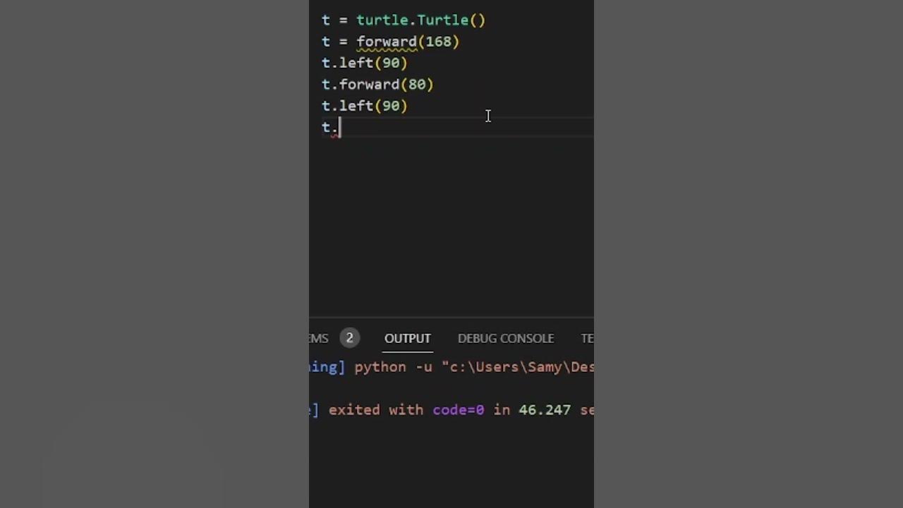 Comment utiliser Python pour dessiner un rectangle - YouTube