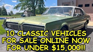 Episode #68: 10 Classic Vehicles for Sale Across North America Under $15,000, Links Below to the Ads