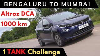 Bengaluru To Mumbai In 1 Tank Of Petrol In The Tata Altroz DCA || Safest Hatchback Also Efficient?