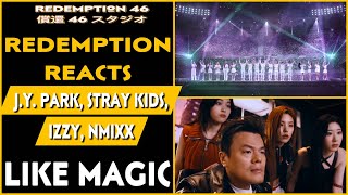 J.Y. Park, Stray Kids, ITZY, NMIXX - "Like Magic" M/V (Redemption React)